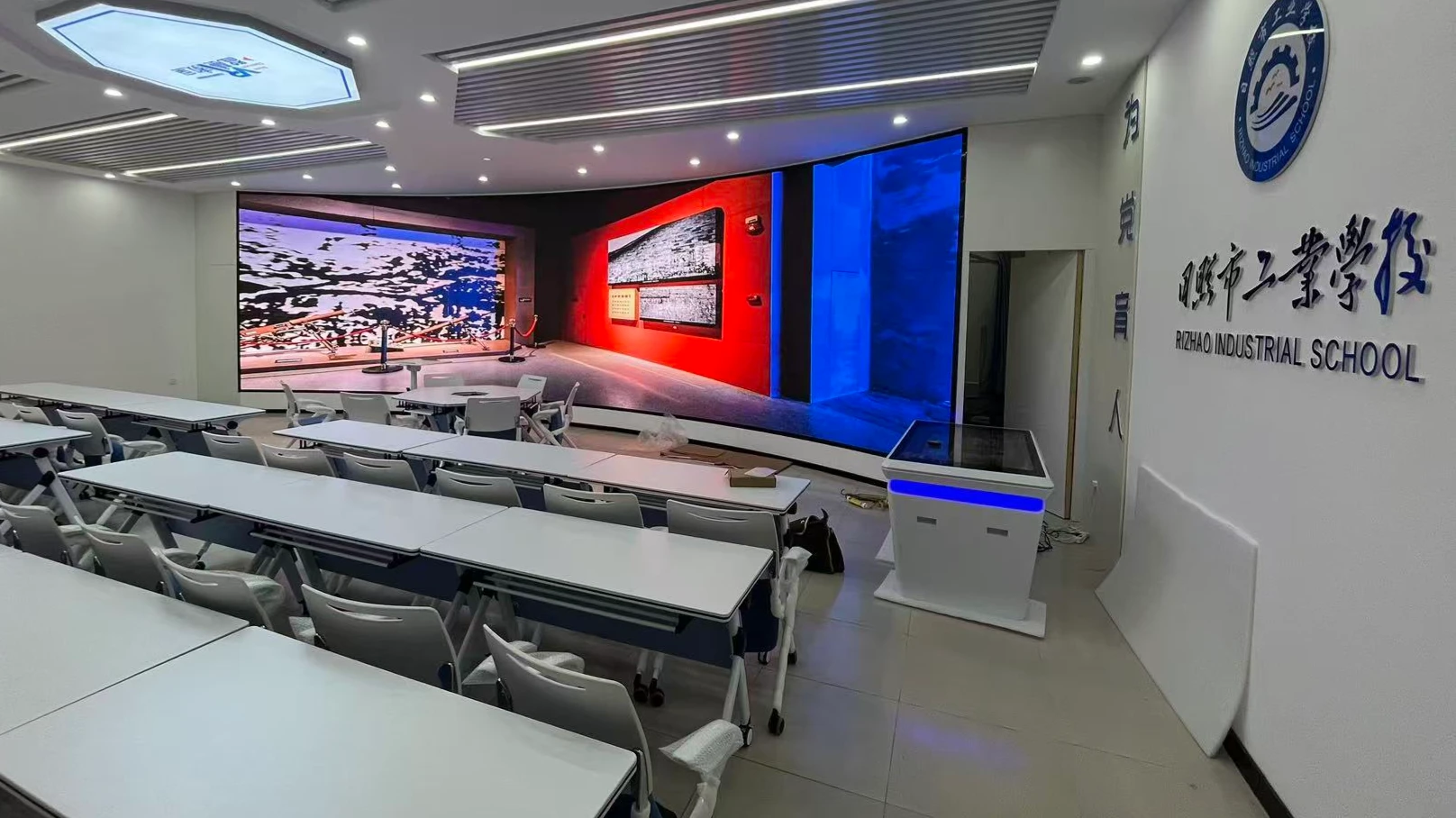 日照市工业学校项目整体空间实景