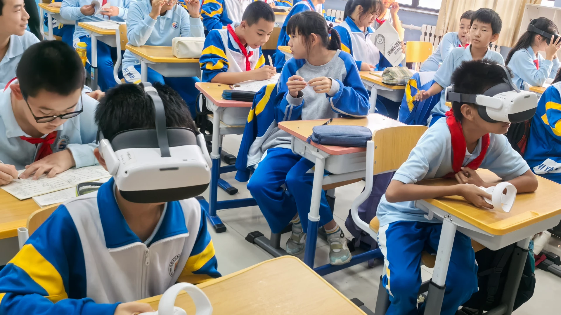 石景山实验中学教学使用现场