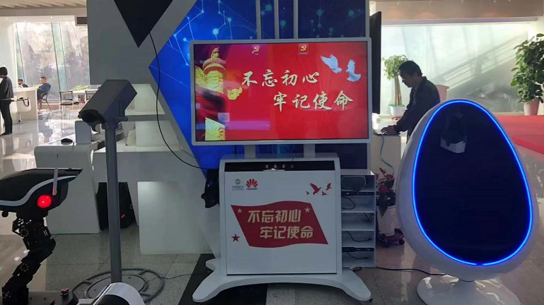 山东中国移动山东分公司展厅核心设备安装实景