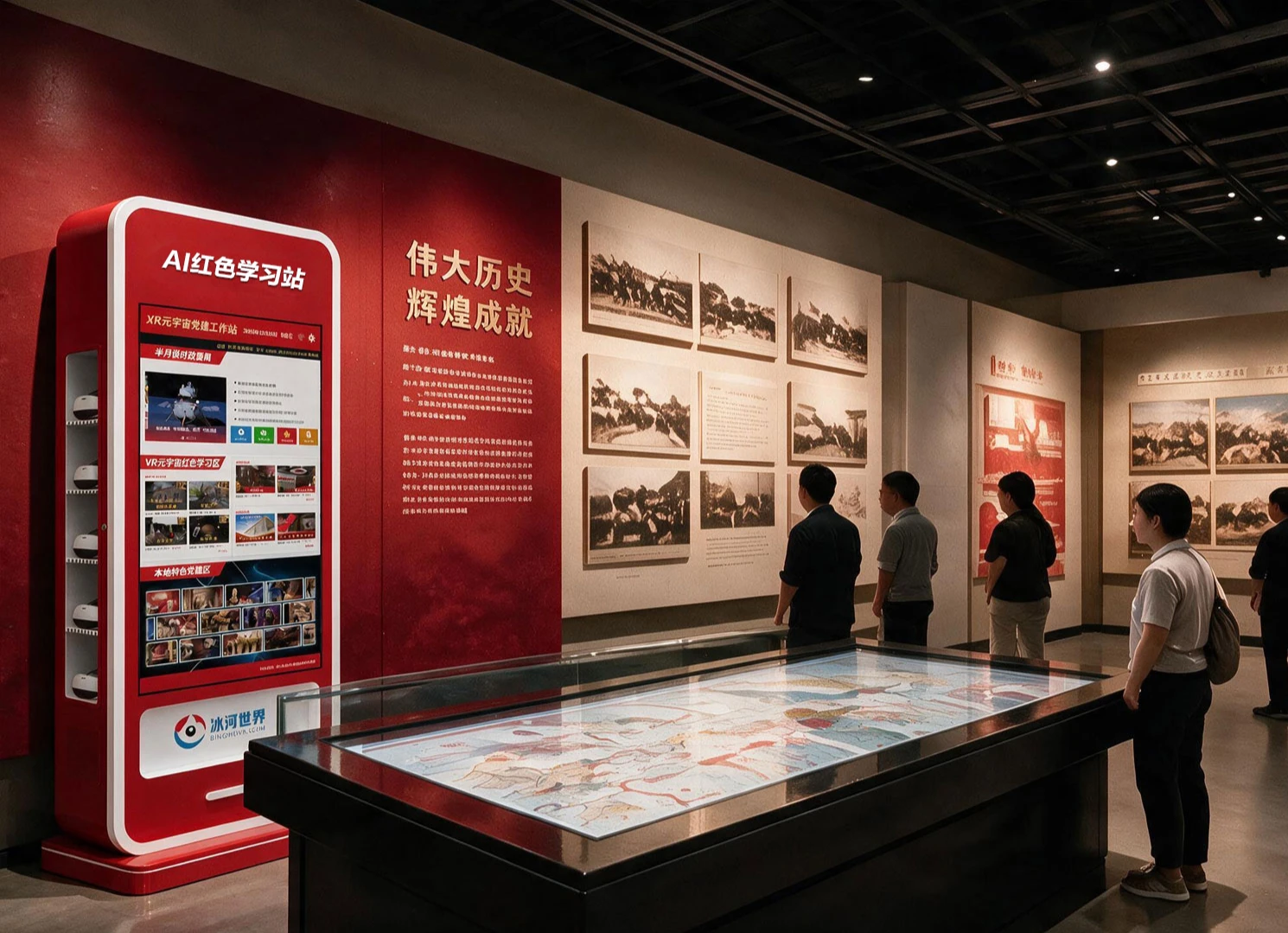 红色教育基地与数字展馆