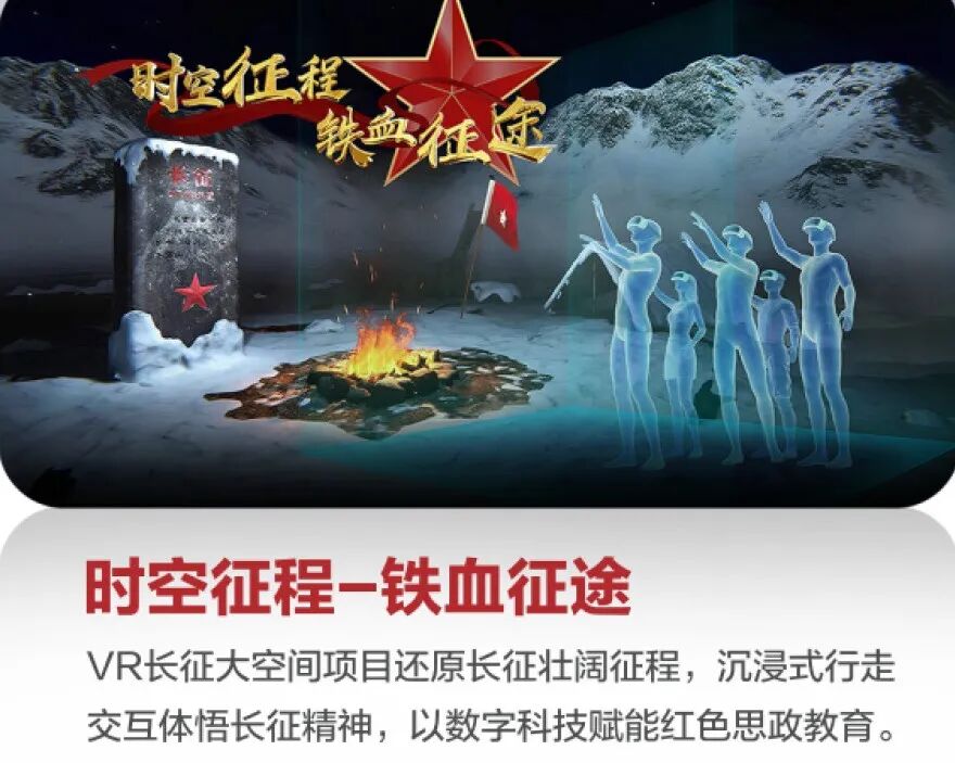 《时空征程·铁血征途》VR长征大空间项目画面