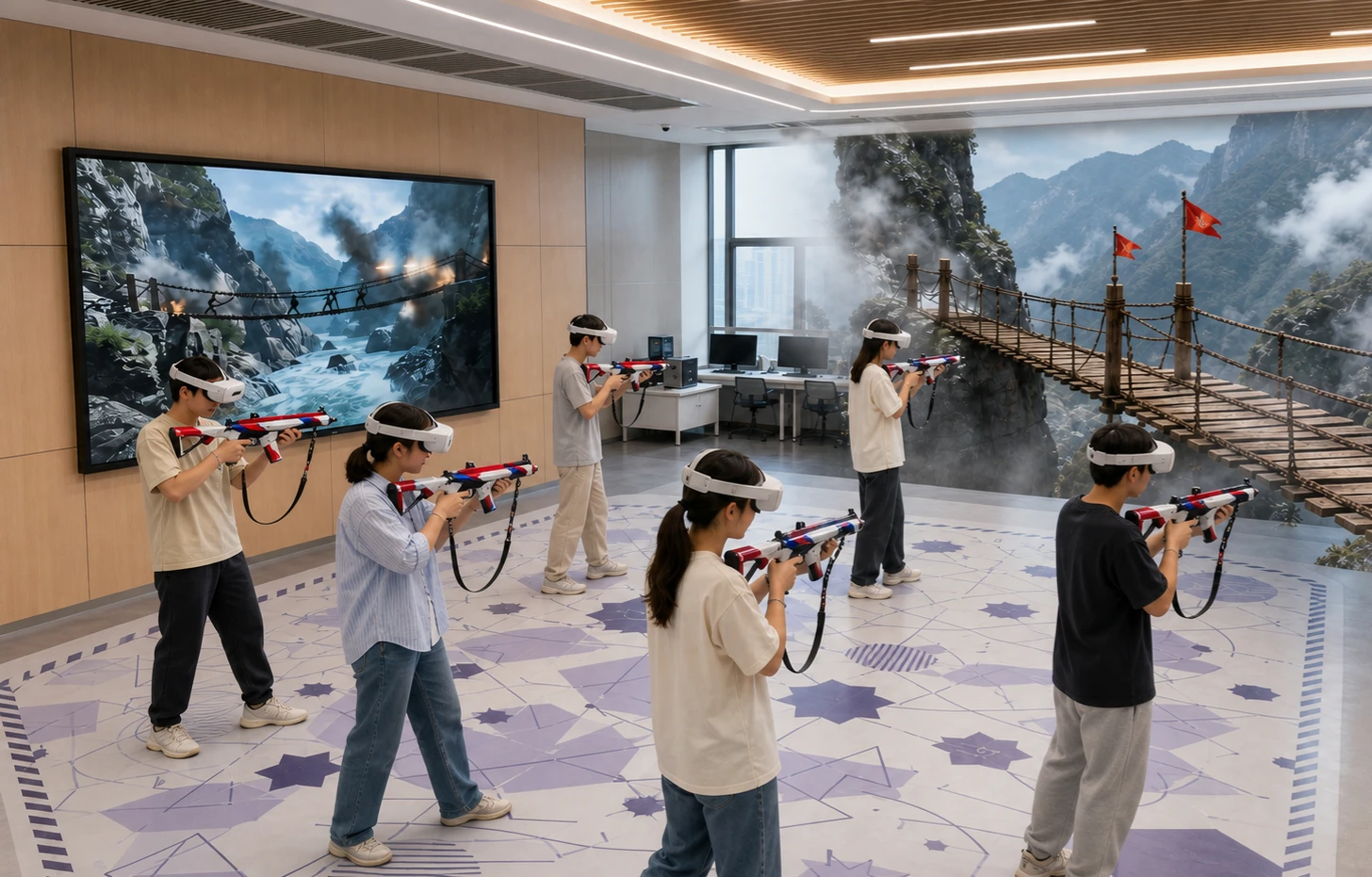 VR大空间沉浸式体验产品组成与系统架构