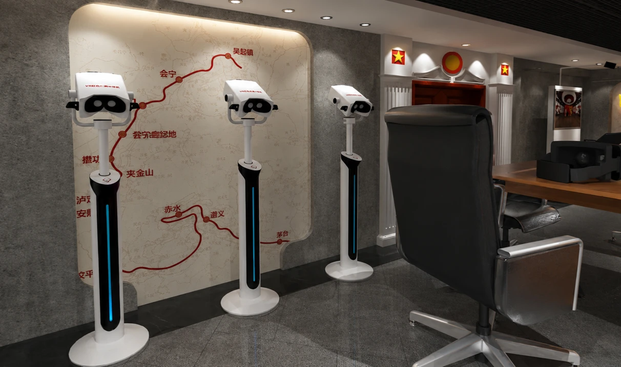 VR党建观景台设备组成与部署关系