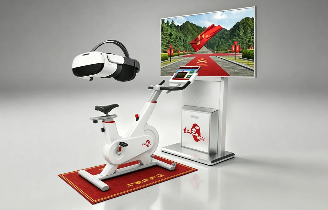 VR红色骑行产品组成与系统架构